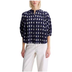 Bellerose, Dames, Blouses & Shirts, Blauw, Maat: M