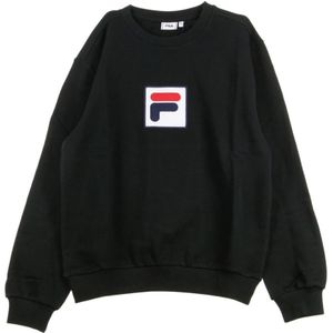 Fila, Heren, Sweatshirts & Hoodies, Zwart, Maat: L Katoen,