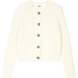 Ba&Sh, Dames, Truien, Wit, Maat: M Katoen,