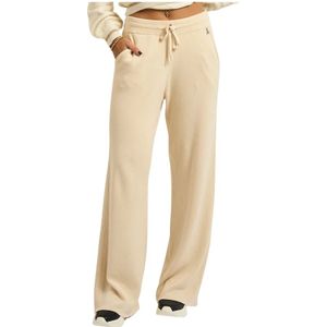 Patrizia Pepe, Dames, Broeken, Beige, Maat: XS Leer,