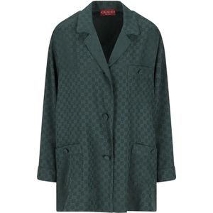 Gucci, Dames, Mantels, Groen, Maat: XS