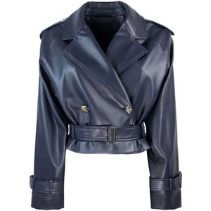 Liu Jo, Dames, Jassen, Blauw, Maat: XS Poliester,