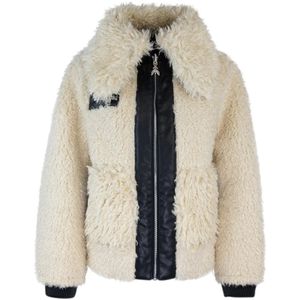 Patrizia Pepe, Dames, Jassen, Wit, Maat: XS Synthetisch,