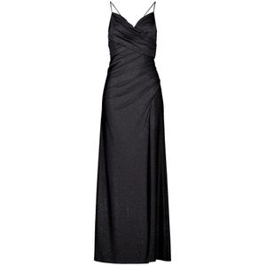 Vera Mont - Glitter Avondjurk - Zwart - Maxi-lengte - Dames