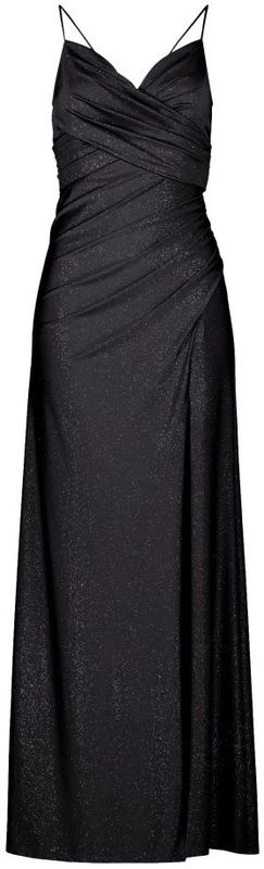Vera Mont - Glitter Avondjurk - Zwart - Maxi-lengte - Dames