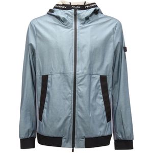 Peuterey, Heren, Jassen, Blauw, Maat: L Katoen,