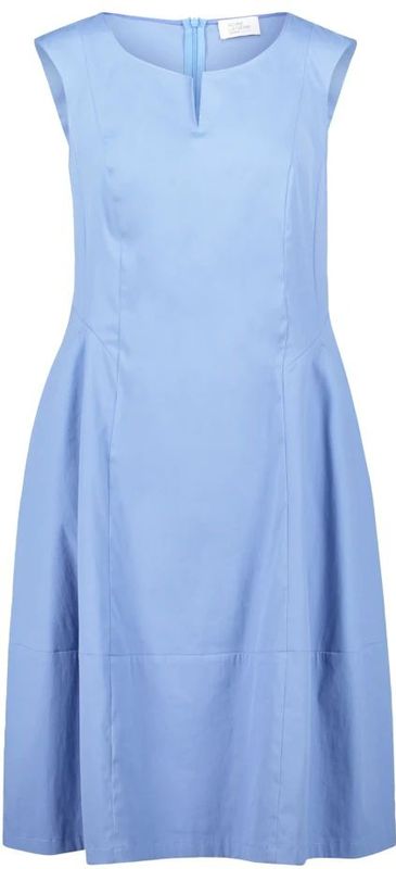 Vera Mont - Getailleerde Zomerjurk - Blauw - Dames