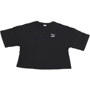 Puma, Dames, Tops, Zwart, Maat: XS