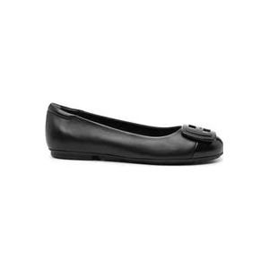 Hogan Zwarte platte schoenen , Black , Dames , Maat: 35 EU