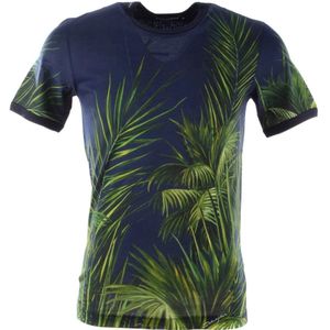 Dolce & Gabbana, Heren, Tops, Blauw, Maat: XS