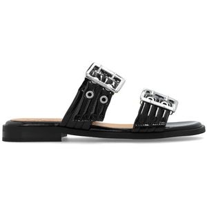 Ganni, Dames, Schoenen, Zwart, Maat: 36 EU