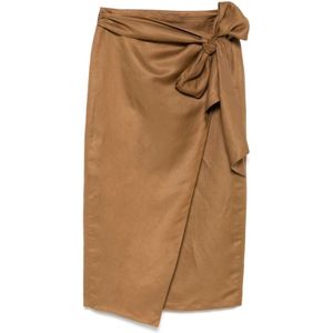 Max Mara, Dames, Rokken, Bruin, Maat: 2XS