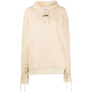 Jean Paul Gaultier, Dames, Sweatshirts & Hoodies, Beige, Maat: XS Katoen,
