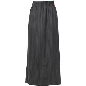 Jucca, Dames, Rokken, Grijs, Maat: S Flanel,