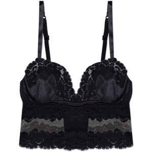 Dolce & Gabbana, Dames, Ondergoed, Zwart, Maat: M Satijn,