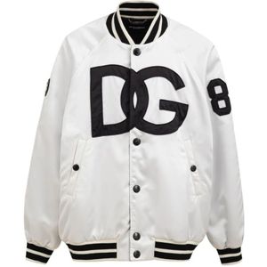 Dolce & Gabbana, Heren, Jassen, Beige, Maat: L Katoen,