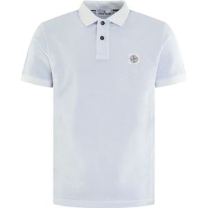 Stone Island - Slim Fit Poloshirt - Blauw - Katoen