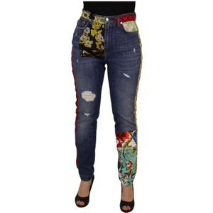 Dolce & Gabbana, Dames, Jeans, Blauw, Maat: XS Denim,