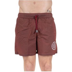 Aspesi, Heren, Badkleding, Rood, Maat: L Poliester,