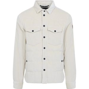 Moncler, Heren, Jassen, Wit, Maat: 2XL Katoen,