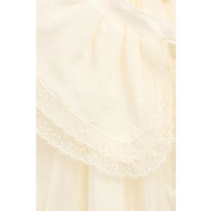 Manoush, Dames, Blouses & Shirts, Beige, Maat: L Zijde,