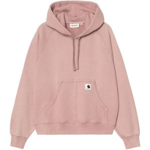 Carhartt Wip, Dames, Sweatshirts & Hoodies, Roze, Maat: S Katoen,