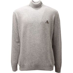 Aquascutum, Heren, Truien, Grijs, Maat: XL Wol,