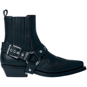 Ganni, Dames, Schoenen, Zwart, Maat: 41 EU Leer,