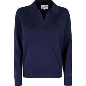 MC2 Saint Barth, Dames, Truien, Blauw, Maat: M