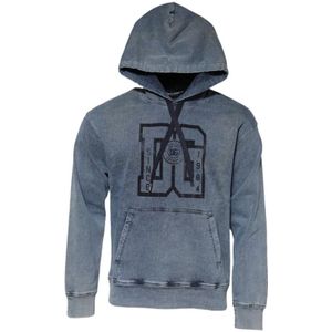Dolce & Gabbana, Heren, Sweatshirts & Hoodies, Blauw, Maat: L Katoen,