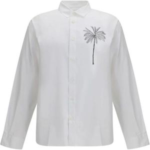 Jacquemus, Heren, Overhemden, Wit, Maat: S Katoen,