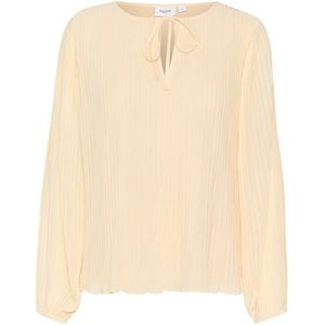 Saint Tropez, Dames, Blouses & Shirts, Beige, Maat: L
