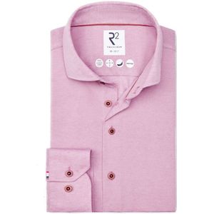 R2 Amsterdam, Heren, Overhemden, Roze, Maat: 4XL