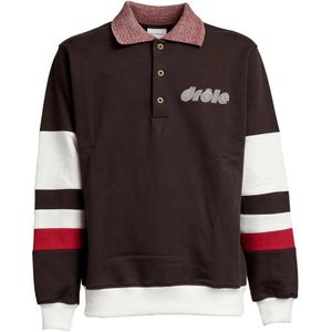 Drole de Monsieur, Heren, Tops, Bruin, Maat: L