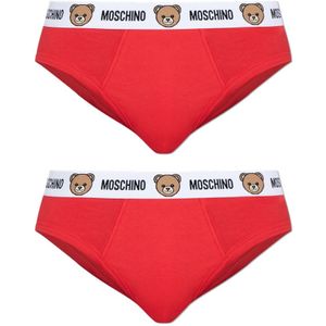 Moschino, Heren, Ondergoed, Rood, Maat: XL