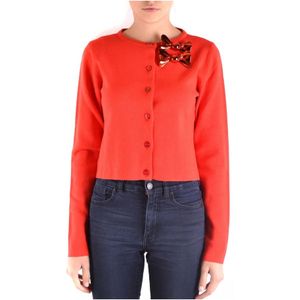 Boutique Moschino, Dames, Truien, Rood, Maat: XL