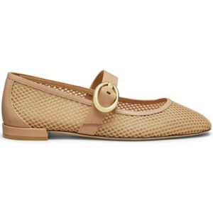 Stuart Weitzman, Dames, Schoenen, Oranje, Maat: 37 1/2 EU Leer,