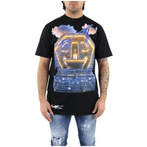 Philipp Plein, Heren, Tops, Zwart, Maat: XL