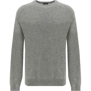 Zegna, Heren, Truien, Grijs, Maat: M Kasjmier,