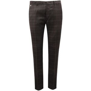 Mauro Grifoni, Heren, Broeken, Grijs, Maat: M Wol,