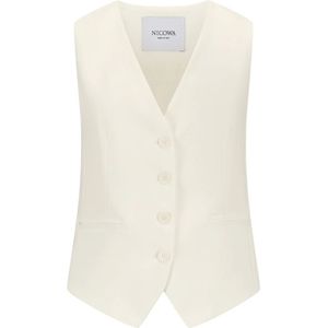 Nicowa - Daniwo - Vest - Beige - Leer