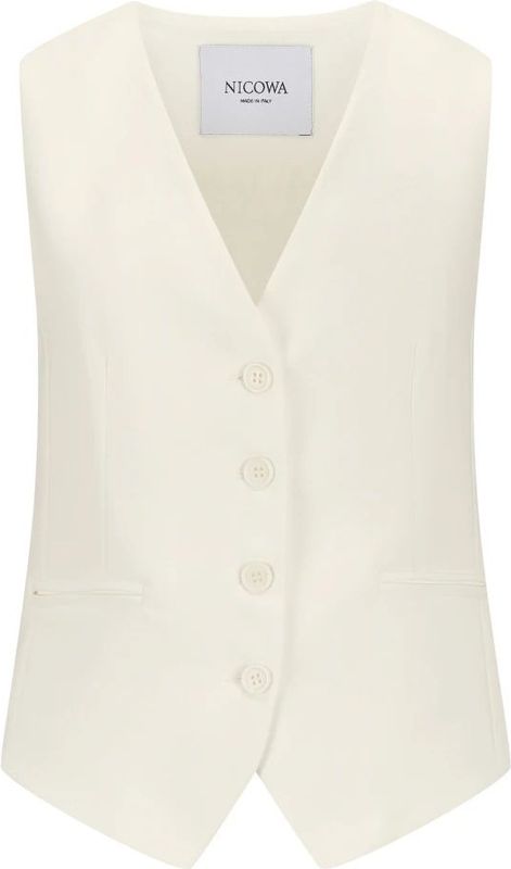 Nicowa - Daniwo - Vest - Beige - Leer