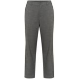 Kaffe Curve - Kcmerla Straight Pants - Broek - Donkergrijze Melange - Dames