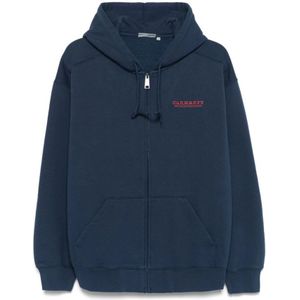 Carhartt Wip, Heren, Sweatshirts & Hoodies, Blauw, Maat: S Katoen,