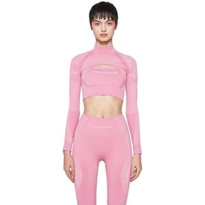 Misbhv, Dames, Tops, Roze, Maat: M Jersey,