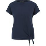 Betty Barclay - Shirt - Blauw - Dames - Korte Mouwen met Strik