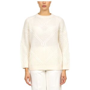 Liviana Conti, Dames, Truien, Beige, Maat: S Wol,