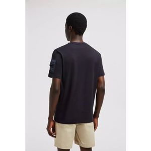 Moncler, Heren, Tops, Blauw, Maat: S Katoen,