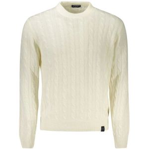 North Sails - Ronde-hals Knitwear - Wit - Heren - Kasjmier