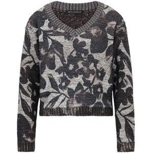 Betty Barclay - Pailletten Bloemen Trui - Veelkleurig - Dames